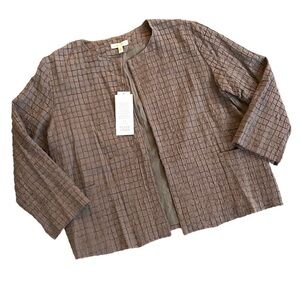 NWT Eileen Fisher Open Front Top / Jacket